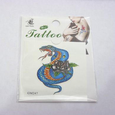 个性保色纹身贴