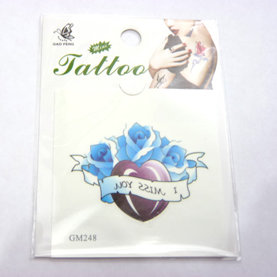 个性保色纹身贴