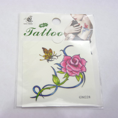 个性保色纹身贴