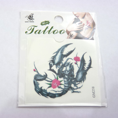 个性保色纹身贴