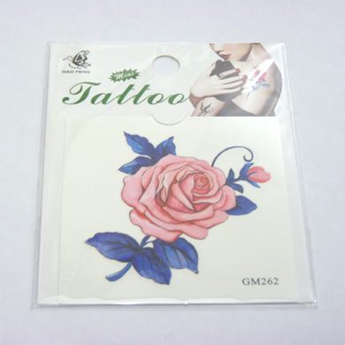玫瑰性感保色纹身贴