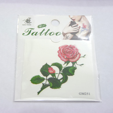 玫瑰性感保色纹身贴