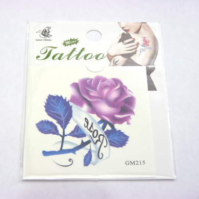 玫瑰性感保色纹身贴
