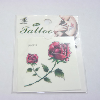 玫瑰性感保色纹身贴