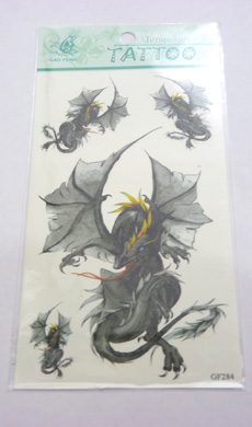 玫瑰性感保色纹身贴