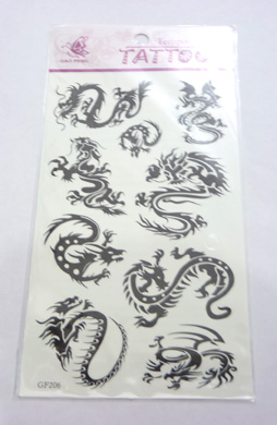 玫瑰性感保色纹身贴