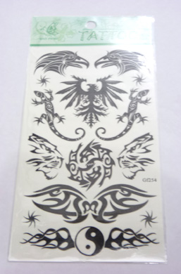 玫瑰性感保色纹身贴