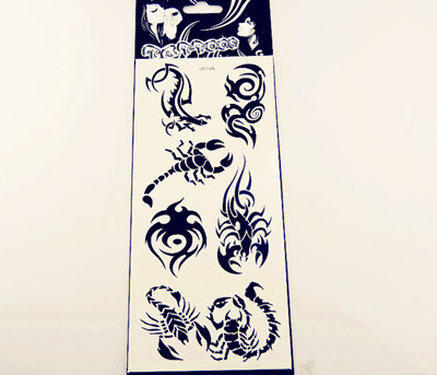 新款玫瑰保色纹身贴