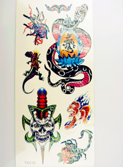 新款保色纹身贴