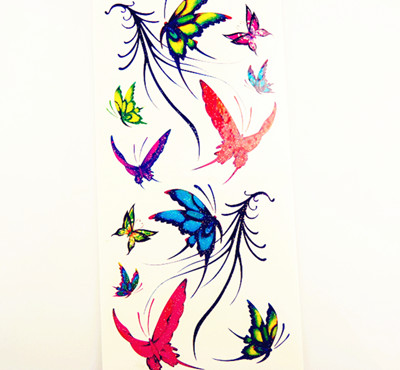 新款保色纹身贴	