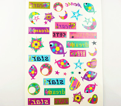 特别设计炫彩纹身贴(中)