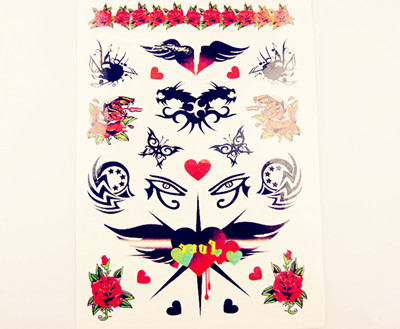 新款保色蝴蝶纹身贴（大）