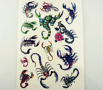 新款保色蝴蝶纹身贴（大）