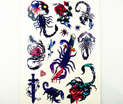 新款保色蝴蝶纹身贴（大）