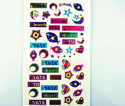 特别设计个性炫彩纹身贴（中）