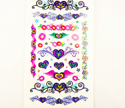 特别设计个性炫彩纹身贴（中）