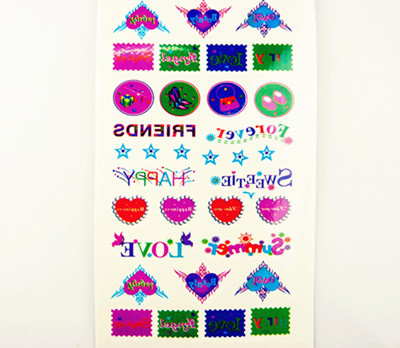 特别设计个性炫彩纹身贴（中）