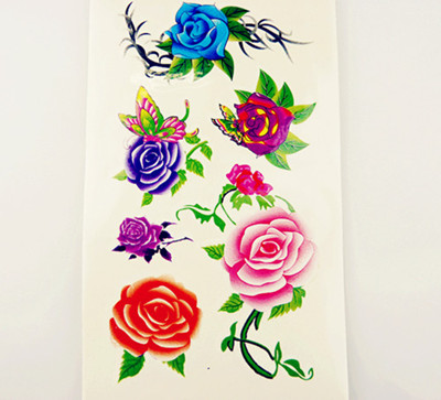 特别设计个性炫彩纹身贴（中）