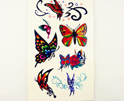 特别设计个性炫彩纹身贴（中）