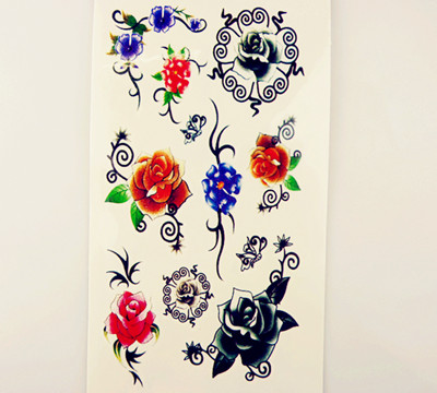 特别设计个性炫彩纹身贴（小）