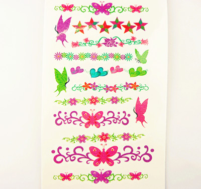 特别设计个性炫彩纹身贴（中）