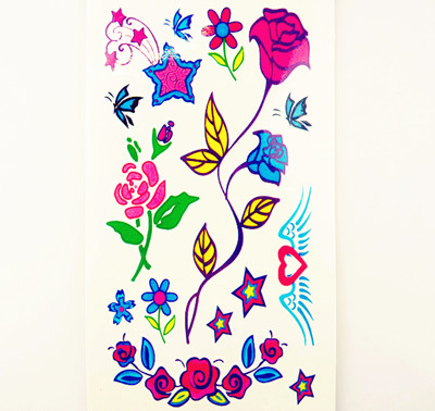 特别设计个性炫彩纹身贴（中）