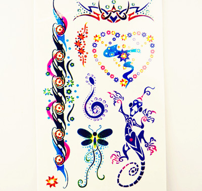 特别设计个性炫彩纹身贴(大)