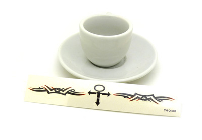 马上有对象个性纹身贴纸 图腾长条遮疤痕贴 纹身贴女 -长条纹身贴