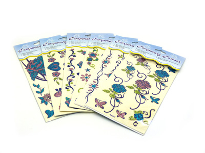 炫动潮流炫丽秀 时尚个性闪粉贴 纹身贴 金粉贴闪粉贴纸绝版促销 -金粉纹身贴