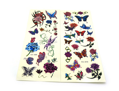 长条大图纹身贴纸 防水男女款创意纹身贴 欧美流行贴 -大长条纹身贴