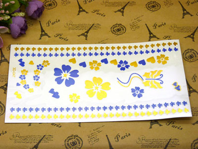 2015年邓紫棋同款 烫金纹身贴纸 水贴几十款混搭