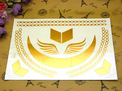 2015年邓紫棋同款 烫金纹身贴纸 水贴几十款混搭