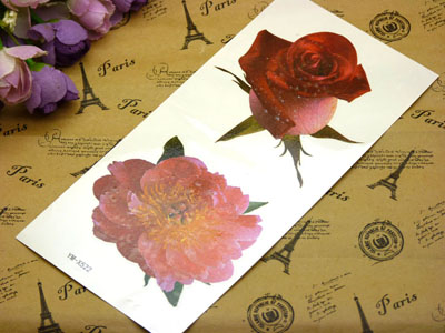 防水个性精美纹身贴假伤疤口男女通用仿真身体彩绘文身贴纸