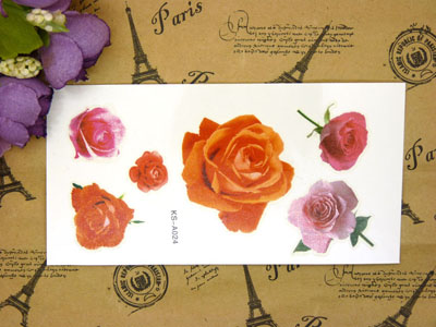 媚西纹身贴男浪漫防水身体彩绘隐形刺青纹身贴纸花臂纹身