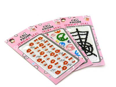 水钻手机钻贴 甜美配件 4s手机壳diy材料包diy贴钻手机美容饰品配件 -卡通手机贴