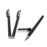 磨砂中性笔碳素笔圆珠笔 0.5笔头办公用品 优质学生笔签字笔 -中性笔3个装334