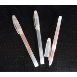 特价 细钢珠水笔 中性笔  学生用品 -5支装白杆笔4红1蓝