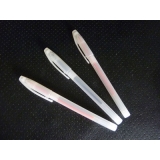 特价 细钢珠水笔 中性笔  学生用品 -3支装白杆笔2红1