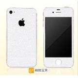 时尚个性iphone5s彩色贴膜 全身贴 彩色膜 闪钻 苹果贴膜 苹果5手机膜时尚贴