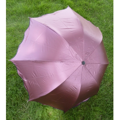 正品拱形月牙边韩国公主伞 防紫外线晴雨伞 亮胶荷叶菠萝伞
