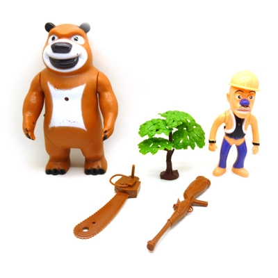 正品发光熊大玩具熊出没发光会说话的公仔儿童玩具-熊大132	