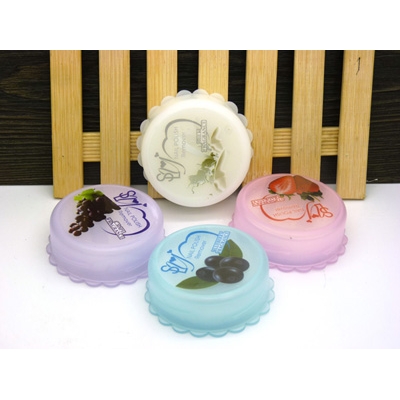美甲巾果味洗甲巾清新环保卸甲棉 水果味-大磨砂洗甲巾