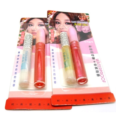 欧羅蒂纤翘睫毛膏唇+水亮唇彩 彩妆化妆组合 