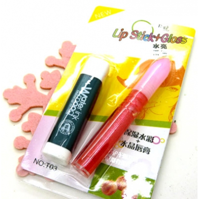 唇彩 唇膏组合套装---T05唇膏+唇彩组合	