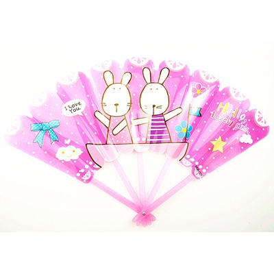 创意/个性/卡通/塑料/小折扇子	
