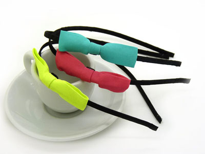 新款韩版发饰 韩国时尚绒布蝴蝶结发箍头箍发卡 甜美发卡 发箍       -时尚刚发卡