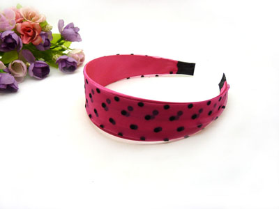 韩版钢卡宽边发箍发饰品波点蕾丝发卡头饰发带头箍