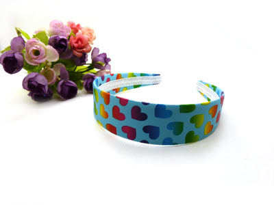 日韩国钢卡复古风流行款布艺发箍发饰 苏格兰情调 精品发饰 宽（皮卡）