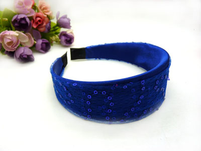 日韩国钢卡复古风流行款布艺发箍发饰 苏格兰情调 精品发饰 宽（皮卡）