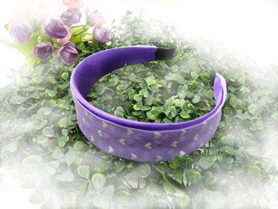 韩版钢卡宽边发箍发饰品心型波点发卡头饰发带头箍 甜美百搭发箍